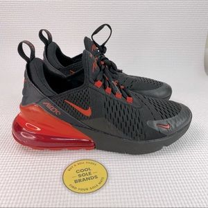 Nike Air Max 270 GS 'Black Chile Red' Size: 5.5 Big Kids/ 7 Women's DC1996-001